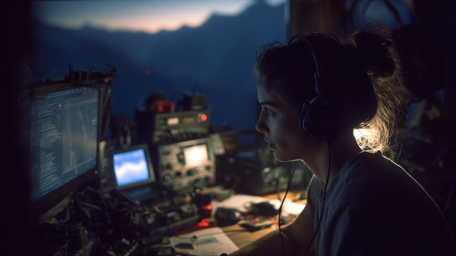 Rempart à l'aube, antennes camouflées